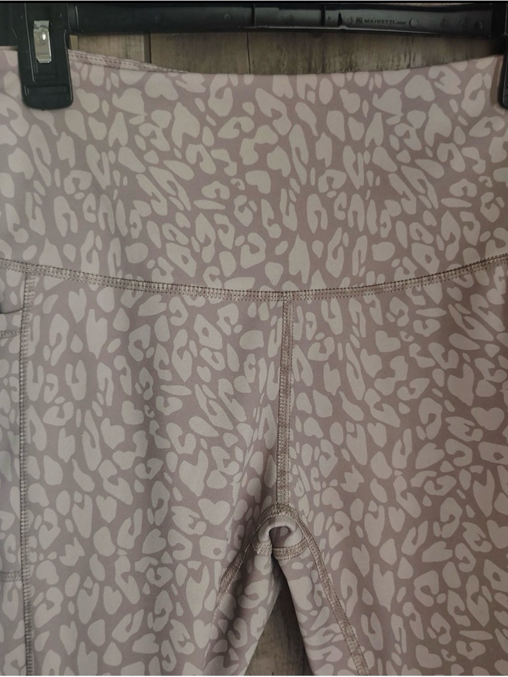 Legend Women’s High-Waist Printed Shorts in tan beige M